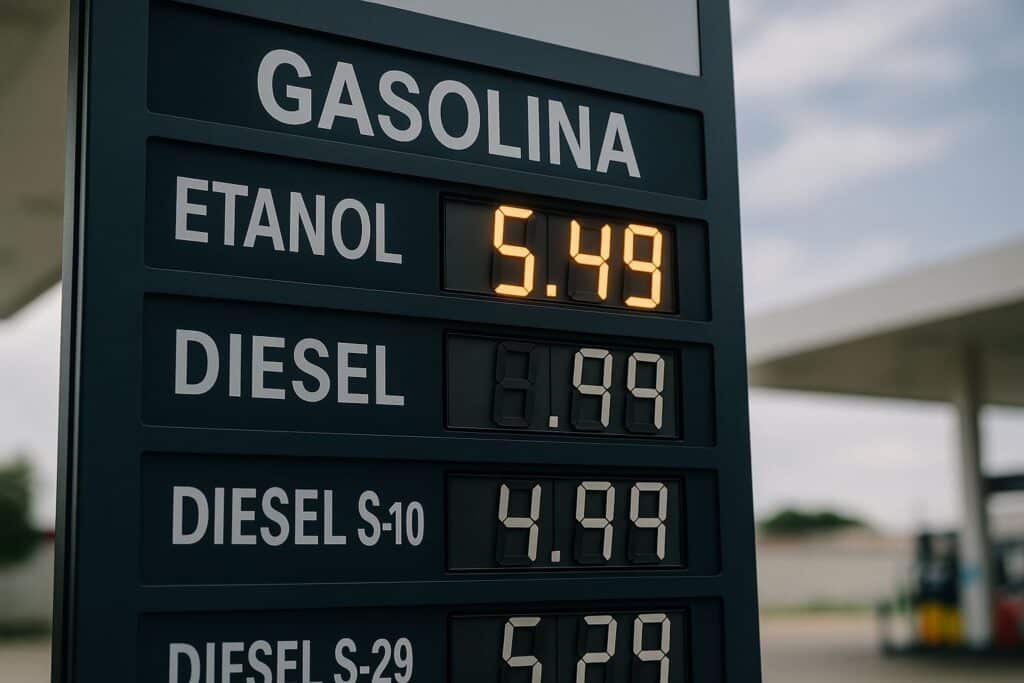 Gasolina em Alta: Consumo Bate Recorde em 2025