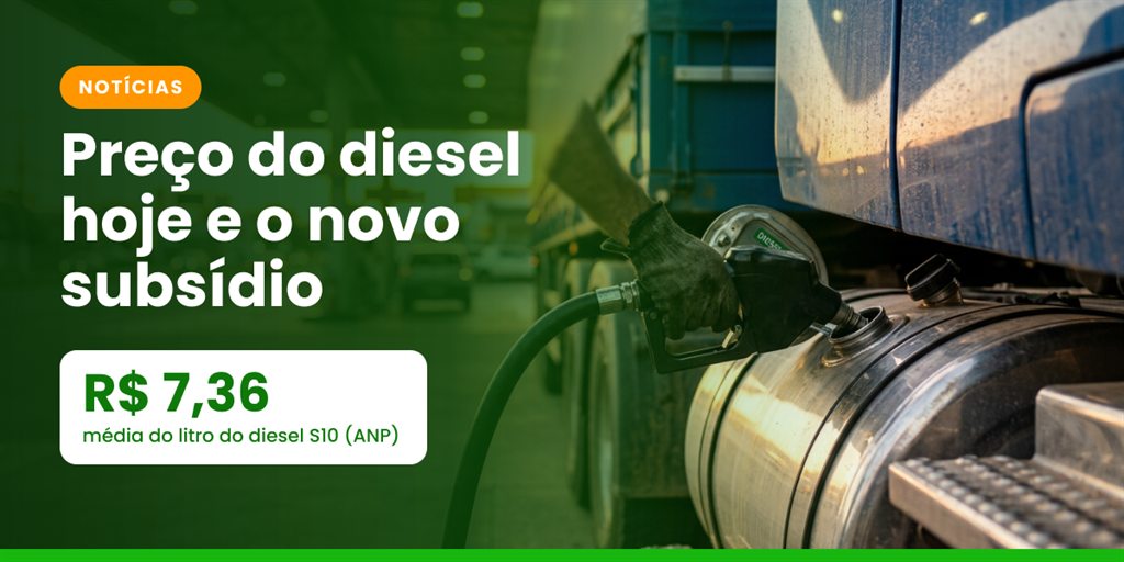 Preço do diesel hoje: R$ 7,36 e o que muda com o subsídio