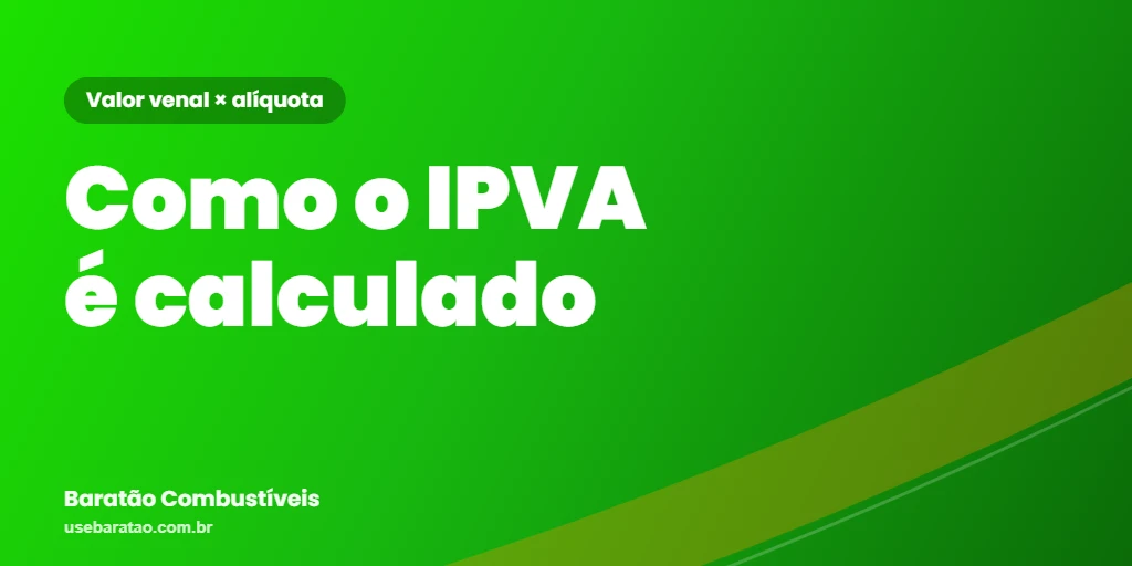 Como o IPVA é calculado e por que muda de estado